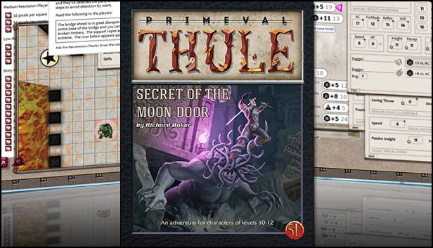 Fantasy Grounds - Primeval Thule: Secret of the Moon-Door (5E) Steam capsule image