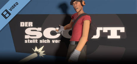 Team Fortress 2: Meet the Scout (German) mobile game banner