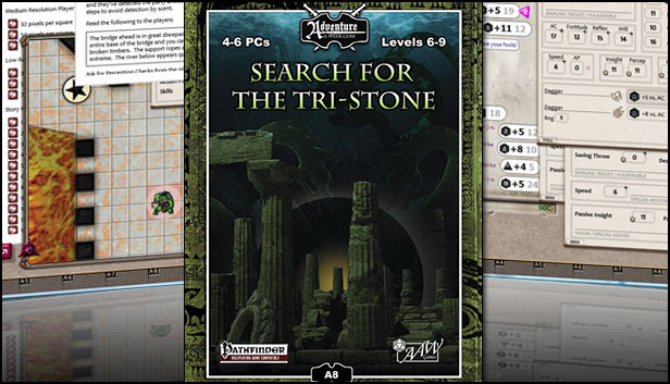 Fantasy Grounds - A08: Search For The Tri-Stone (PFRPG) Steam capsule image