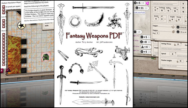 Fantasy Grounds - Rolemaster Classic: Fantasy Weapons Steam capsule image