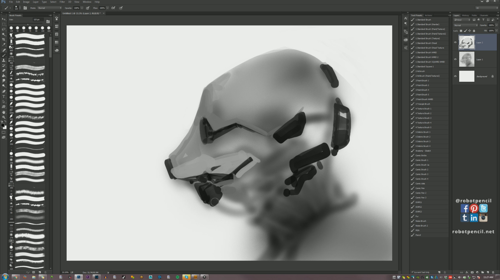 Robotpencil Presents Brushwork Strategies for Materials on Steam