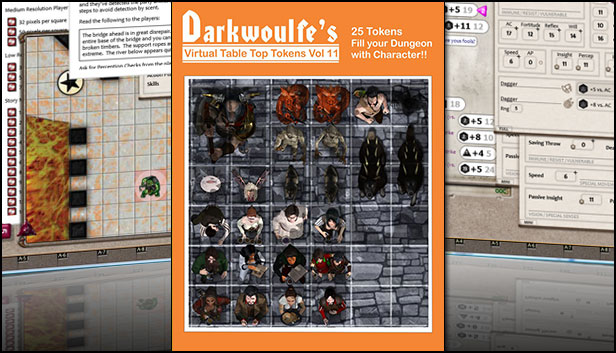 Fantasy Grounds - Darkwoulfe's Token Pack Volume 11 Steam capsule image