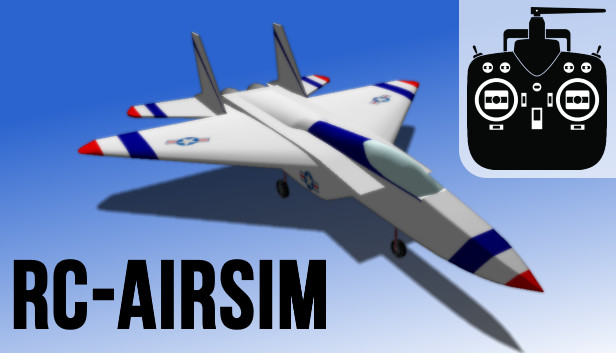 RC-AirSim - RC Model Airplane Flight Simulator Steam capsule image
