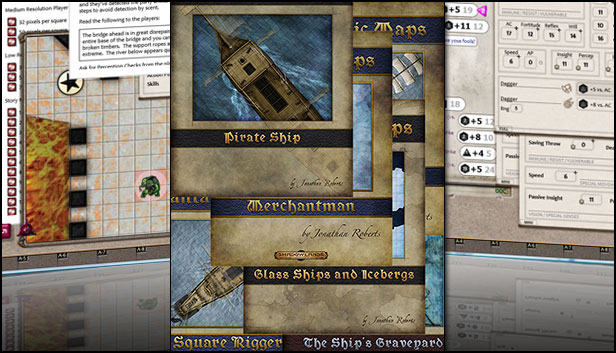 Fantasy Grounds - Fantastic Maps: Pirates! Steam capsule image