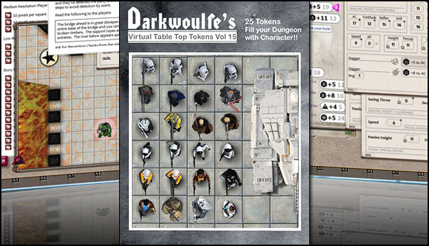 Fantasy Grounds - Darkwoulfe's Token Pack Volume 15 Steam capsule image
