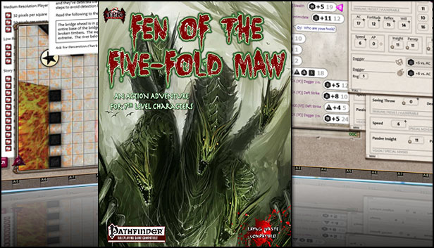 Fantasy Grounds - Fen of the Five-Fold Maw (PFRPG) Steam capsule image