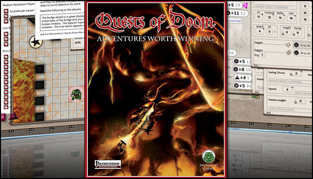 Fantasy Grounds - Quests of Doom (PFRPG) Steam capsule image