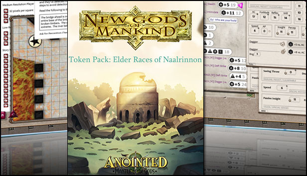 Fantasy Grounds - New Gods of Mankind - Anointed: Token Pack - Elder Races of Naalrinnon Steam capsule image