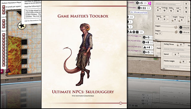 Fantasy Grounds - Ultimate NPCs: Skulduggery (5E) Steam capsule image