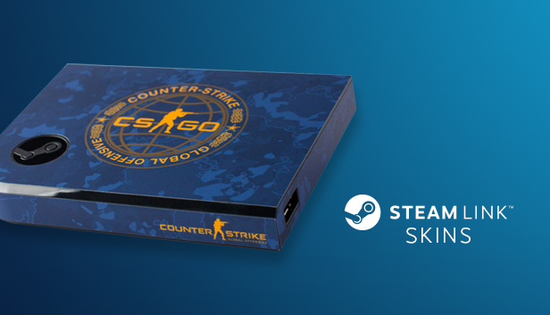 Steam Link Skin - CSGO Blue/Orange Price history (App 531430