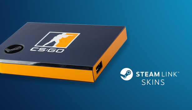 Steam Link Skin - CSGO Blue/Orange Price history (App 531430