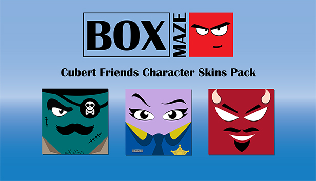 Box Maze - Cubert Friends Skins Pack Steam capsule image