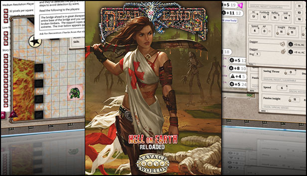 Fantasy Grounds - Deadlands Reloaded: Hell on Earth Reloaded Steam capsule image