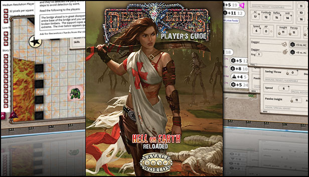 Fantasy Grounds - Deadlands Reloaded: Hell on Earth Reloaded Player's Guide Steam capsule image