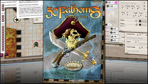 Fantasy Grounds - 50 Fathom's Player's Guide (Savage Worlds) Steam capsule image