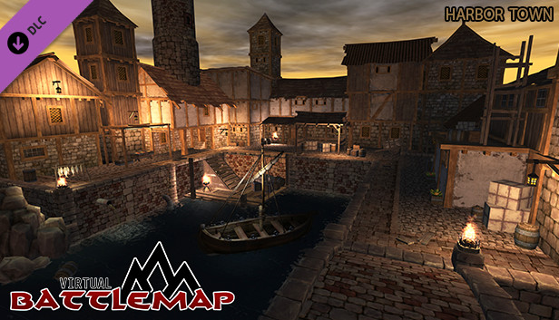 Virtual Battlemap DLC - Harbor Town Steam capsule image