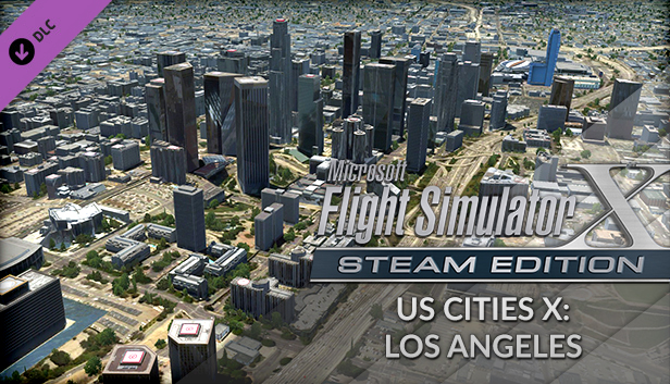 FSX Steam Edition: US Cities X: Los Angeles Add-On Steam capsule image