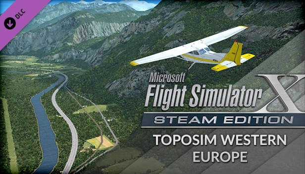 FSX Steam Edition: Toposim Western Europe Add-On Steam capsule image