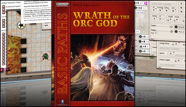 Fantasy Grounds - PFRPG Basic Paths: Wrath of the Orc God Steam capsule image