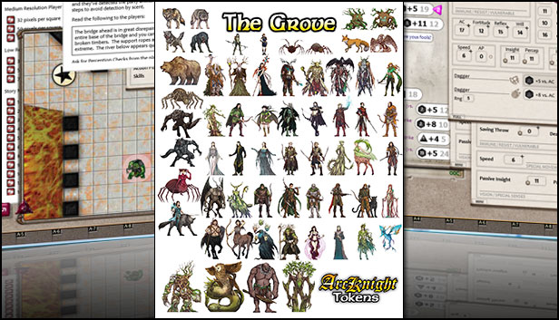 Fantasy Grounds - ArcKnight Tokens - The Grove Steam capsule image