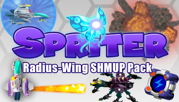 Spriter: Radius-Wing SHMUP Animated Art Pack Steam capsule image