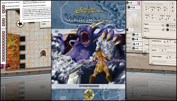 Fantasy Grounds - C&C: A8 Forsaken Mountain Steam capsule image