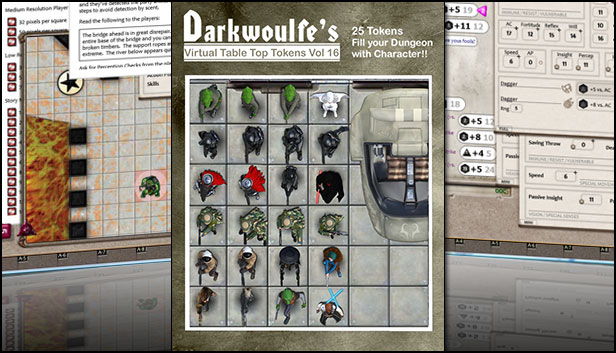 Fantasy Grounds - Darkwoulfe's Token Pack Volume 16 Steam capsule image