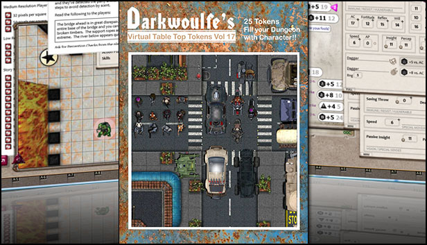 Fantasy Grounds - Darkwoulfe's Token Pack Volume 17 Steam capsule image