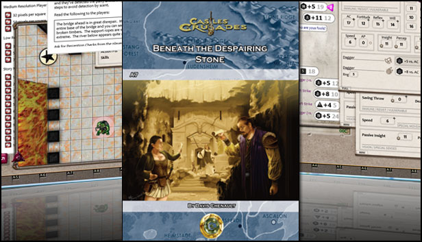 Fantasy Grounds - C&C: A7 The Despairing Stone Steam capsule image