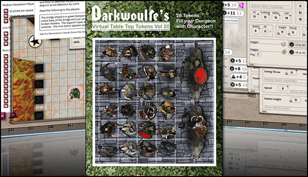 Fantasy Grounds - Darkwoulfe's Token Pack Volume 20 Steam capsule image