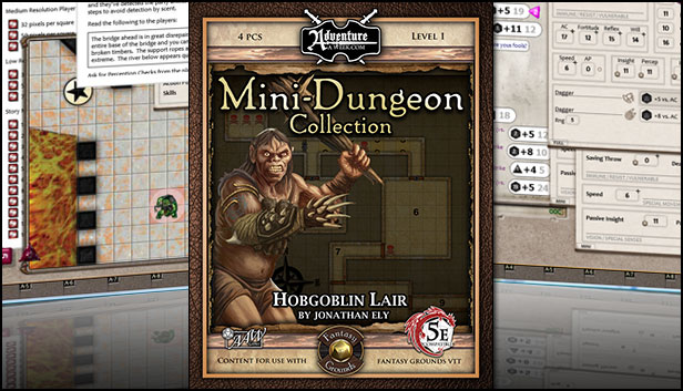 Fantasy Grounds - Mini-Dungeon Collection: Hobgoblin Lair (5E) Steam capsule image