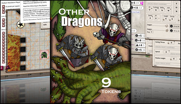 Fantasy Grounds - Graemation: Other Dragons (Token Pack) Steam capsule image