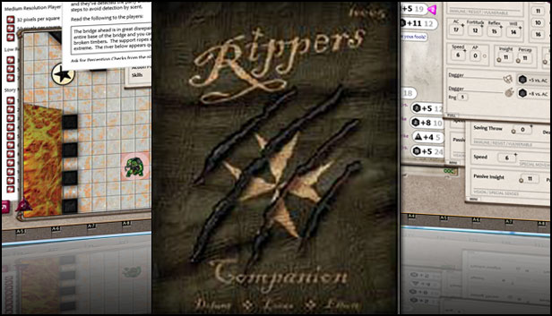Fantasy Grounds - Rippers Companion (Savage Worlds) Steam capsule image