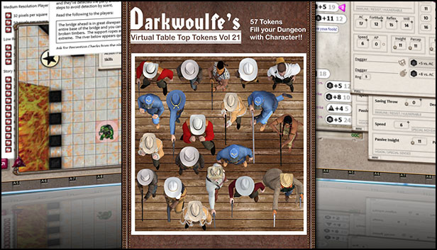 Fantasy Grounds - Darkwoulfe's Token Pack Volume 21 Steam capsule image