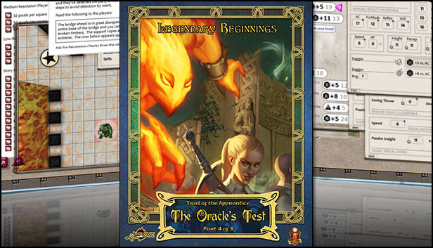 Fantasy Grounds - Trail of the Apprentice: The Oracle's Test Steam capsule image