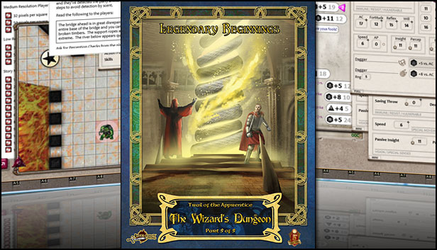 Fantasy Grounds - Trail of the Apprentice: The Wizard's Dungeon (5E) Steam capsule image