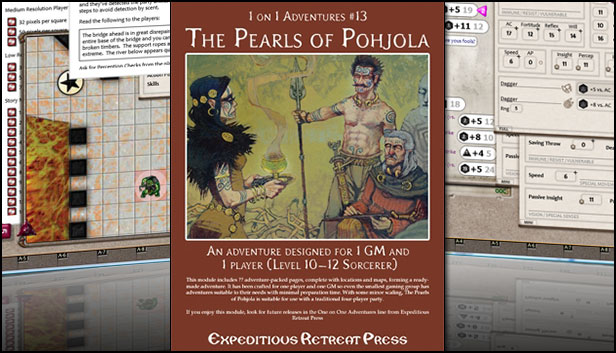 Fantasy Grounds - 1 on 1 Adventures #13: The Pearls of Pohjola (PFRPG) Steam capsule image