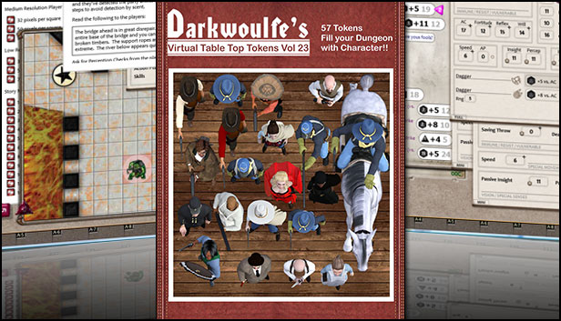 Fantasy Grounds - Darkwoulfe's Token Pack Volume 23 Steam capsule image