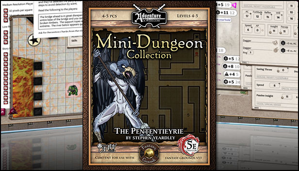 Fantasy Grounds - Mini-Dungeon #007: The Pententieyrie (5E) Steam capsule image