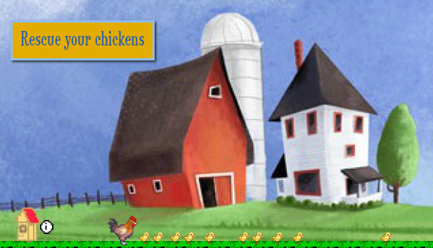 Rescue your chickens Steam capsule image
