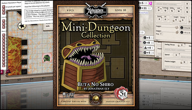 Fantasy Grounds - Mini-Dungeon #011: Buta No Shiro (5E) Steam capsule image