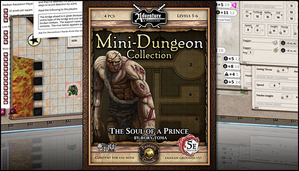 Fantasy Grounds - Mini-Dungeon #014: The Soul of a Prince (5E) Steam capsule image