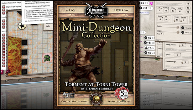 Fantasy Grounds - Mini-Dungeon #015: Torment at Torni Tower (5E) Steam capsule image