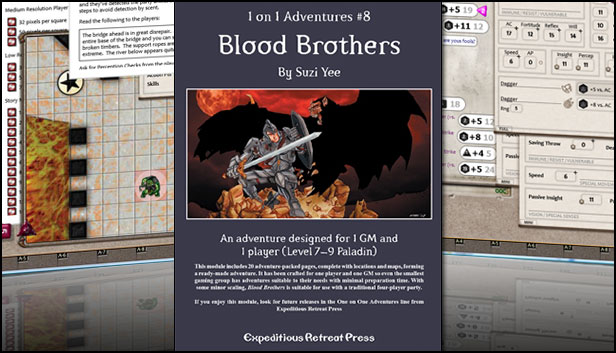 Fantasy Grounds - 1 on 1 Adventures #8: Blood Brothers (3.5E/PFRPG) Steam capsule image