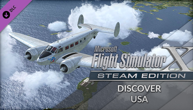 FSX Steam Edition: Discover USA Add-On Steam capsule image