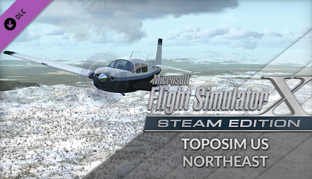 FSX Steam Edition: Toposim US Northeast Add-On Steam capsule image