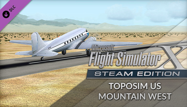 FSX Steam Edition: Toposim US Mountain West Add-On Steam capsule image