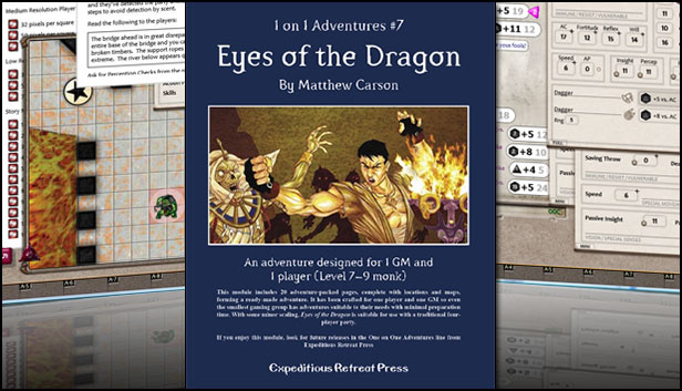 Fantasy Grounds - 1 on 1 Adventures #7: Eyes of the Dragon (3.5E/PFRPG) Steam capsule image