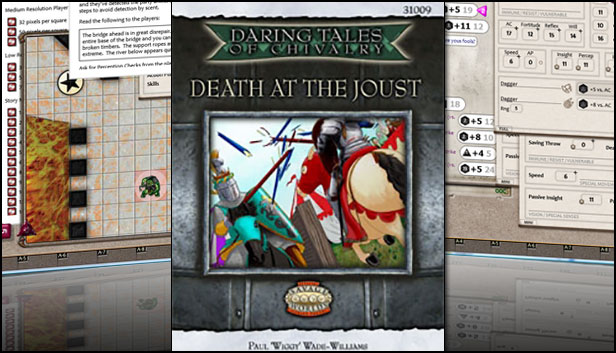 Fantasy Grounds - Daring Tales of Chivalry #02: Death at the Joust (Savage Worlds) Steam capsule image