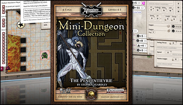 Fantasy Grounds - Mini-Dungeon #007: The Pententieyrie (PFRPG) Steam capsule image